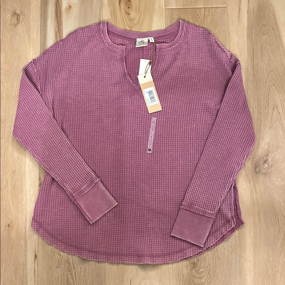 White Crow Women's Long Sleeve Purple Tee